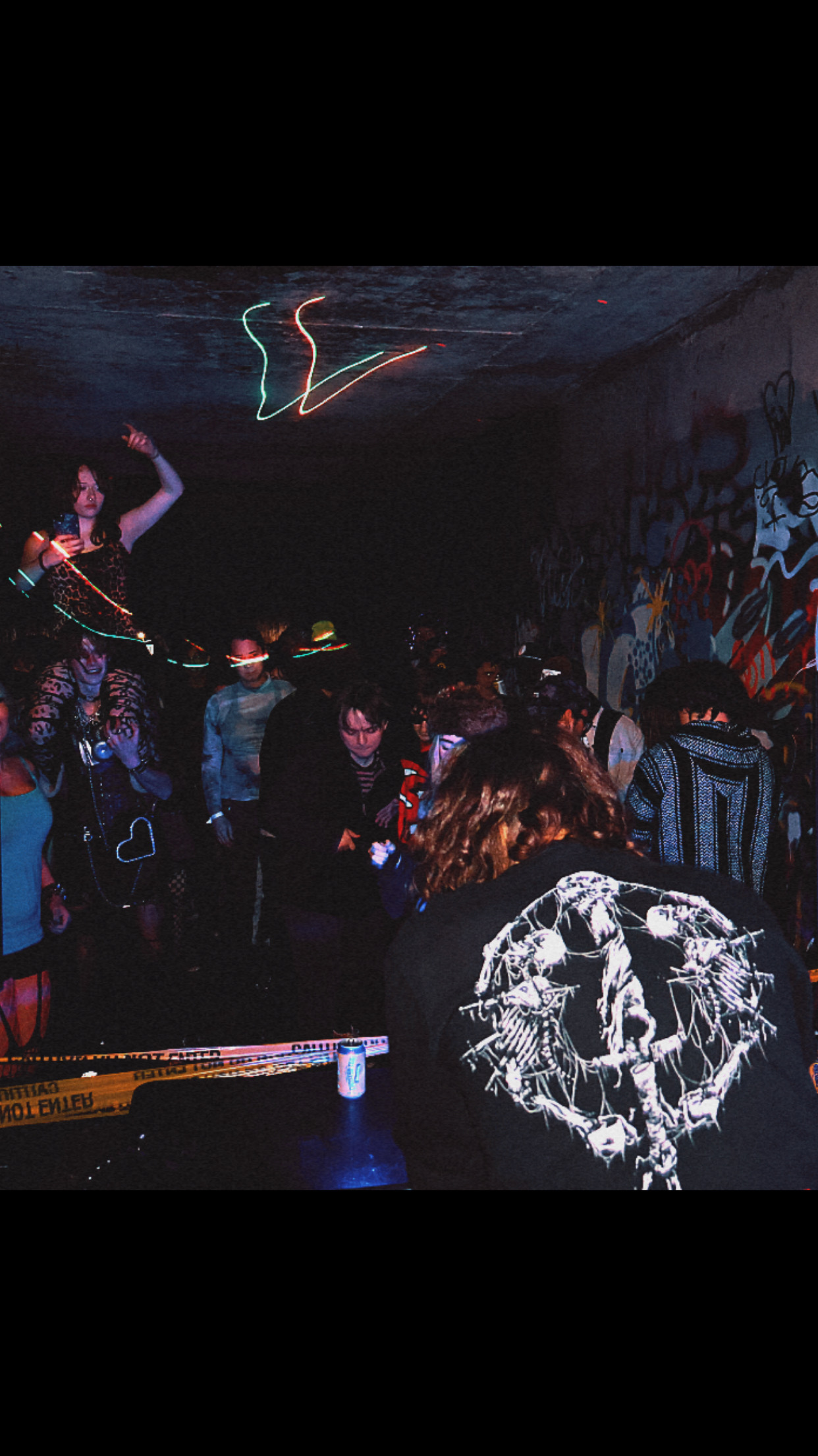 Creechur performing at Austin Tunnels