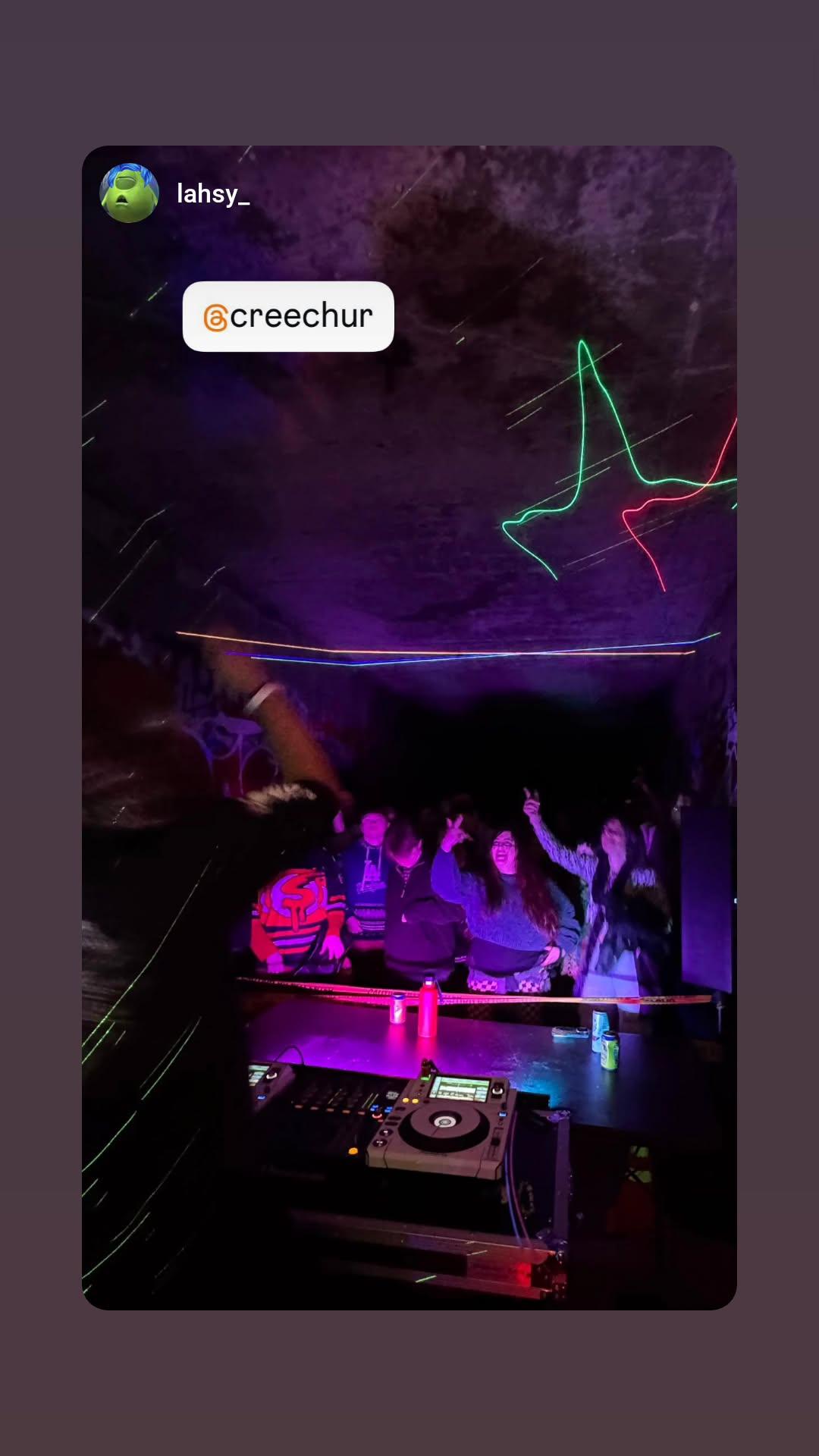 Creechur at Austin Tunnels — crowd